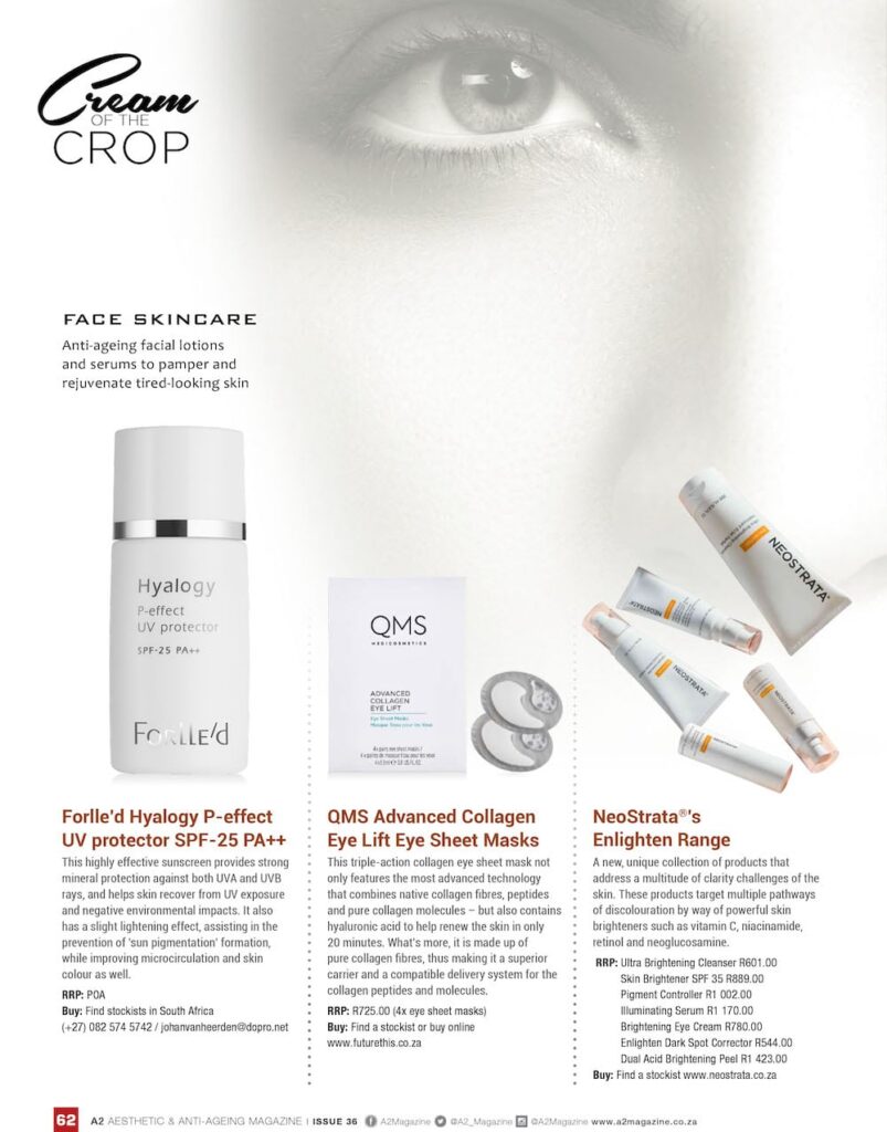 Read more about the article A2 Magazine, NeoStrata® ’s Enlighten range